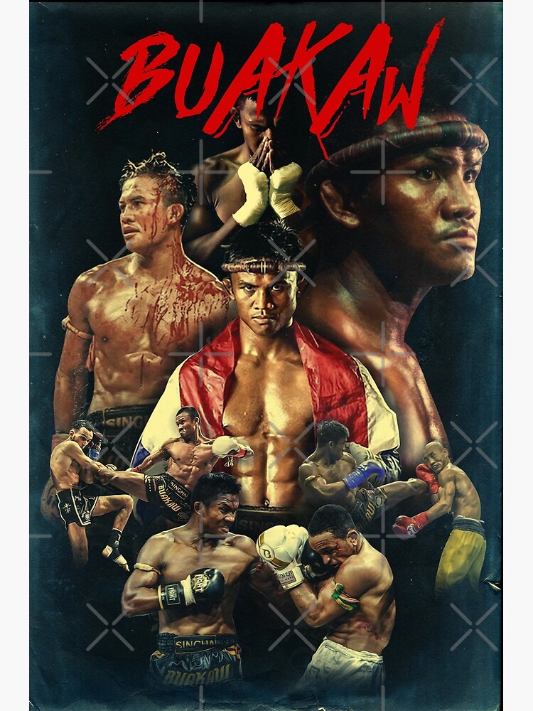 Disover Buakaw Muay Thai Fighter Tribute Premium Matte Vertical Poster