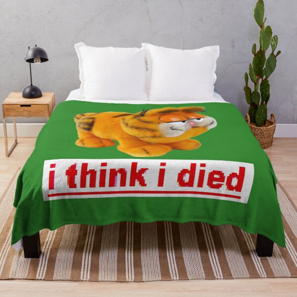 Garfield hält sich für tot Fleecedecke