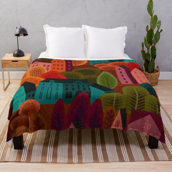 Item preview, City in autumn designed and sold by OtterFactory.