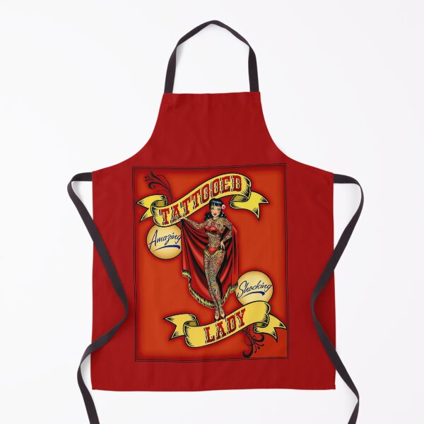Item preview, TATTOOED LADY; Vintage Circus Advertising Print designed and sold by posterbobs.