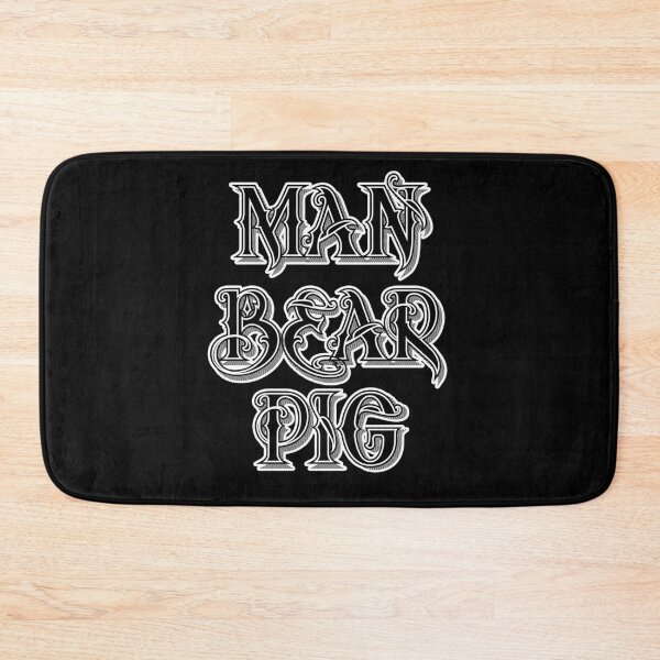 Item preview, MAN BEAR PIG FANCY FONT designed and sold by Iskybibblle.