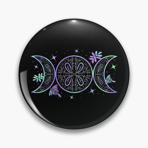 Item preview, Stunning Beautiful Wonderful Triple Goddess and Nature Symbol - Holographic designed and sold by lipemo.
