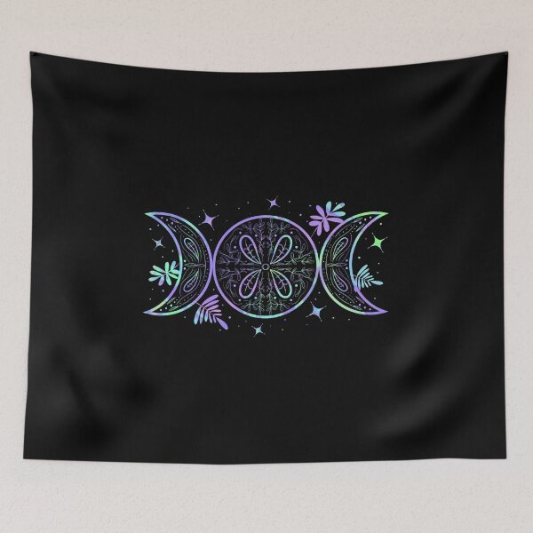 Item preview, Stunning Beautiful Wonderful Triple Goddess and Nature Symbol - Holographic designed and sold by lipemo.