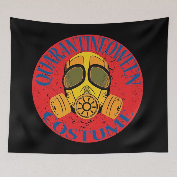 Item preview, Quarantine-o-ween halloween chemical mask crossover designed and sold by Rajpramanik.