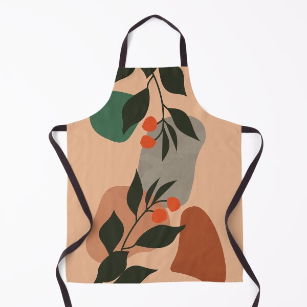 Item preview, Cherry Leaves Abstract Boho Artwork designed and sold by technicolorable_art.