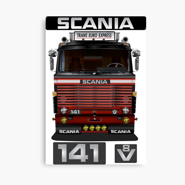 Camion Scania 141 V8 Euro Impression sur toile