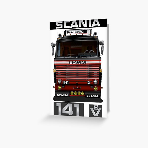 Camión Euro Scania 141 V8 Tarjetas de felicitación