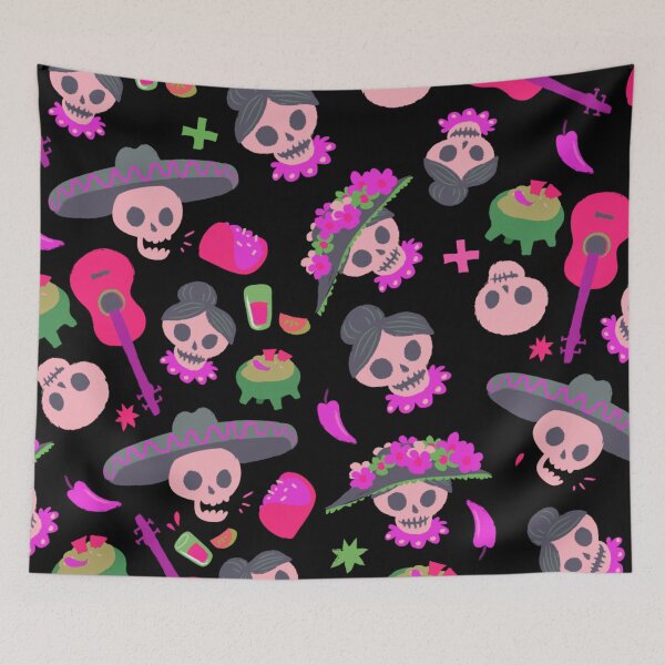 Item preview, Dia De Los Muertos Pattern designed and sold by joabaj.