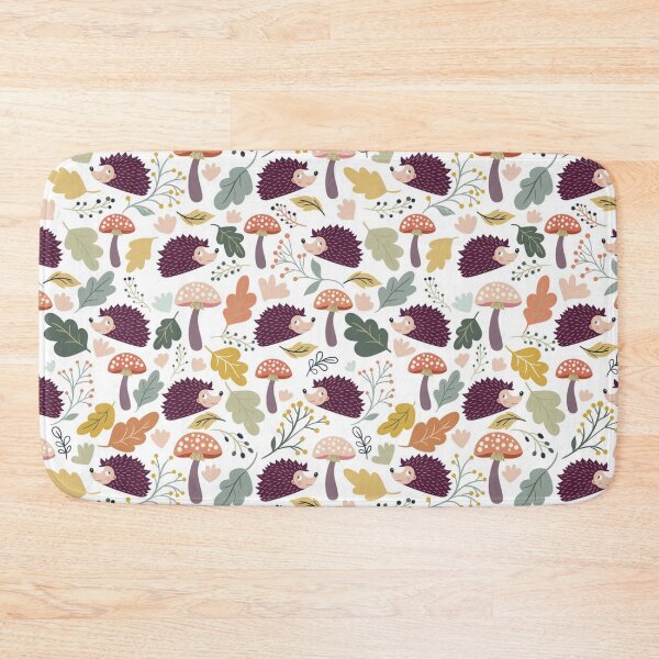 Item preview, Hedgehog in autumn designed and sold by OtterFactory.