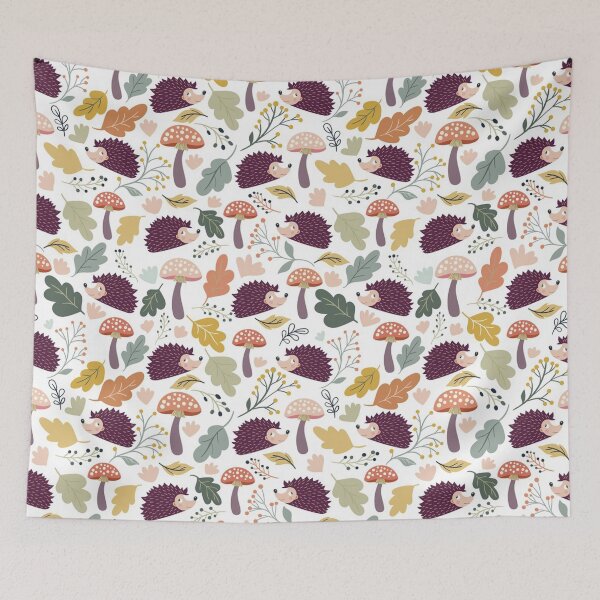 Item preview, Hedgehog in autumn designed and sold by OtterFactory.