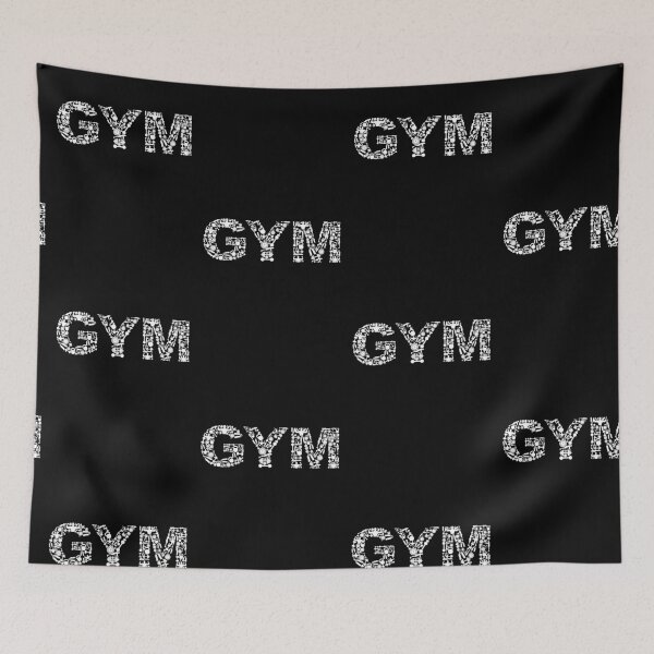 Item preview, Gym Pattern designed and sold by VibrantGifts.