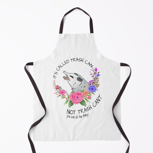 Item preview, It's called trash can not trash can't - Possum with flowers designed and sold by JanelAmico.