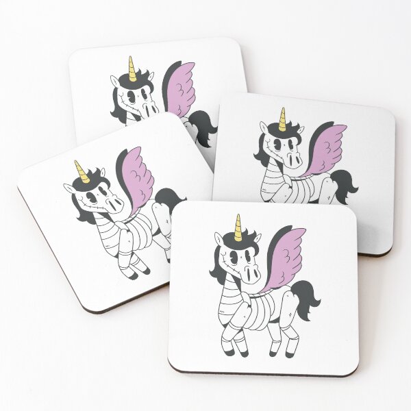 Item preview, Skeleton unicorn with wings designed and sold by DerSenat.