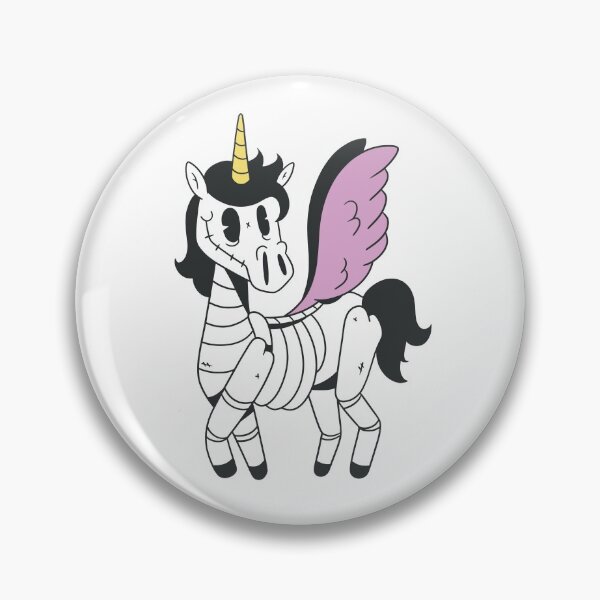 Item preview, Skeleton unicorn with wings designed and sold by DerSenat.