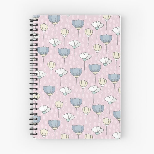 Item preview, Pink and blue flower pattern designed and sold by Marianne1108.