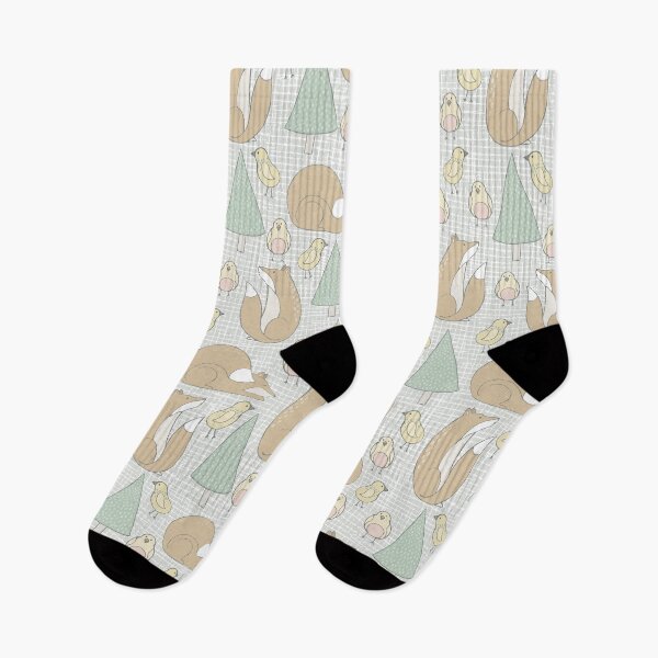 Item preview, Fox and bird forest pattern designed and sold by Marianne1108.