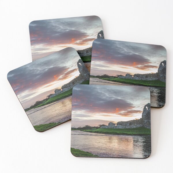 Item preview, Ogmore Castle at sunrise designed and sold by Jinxyboy1908.