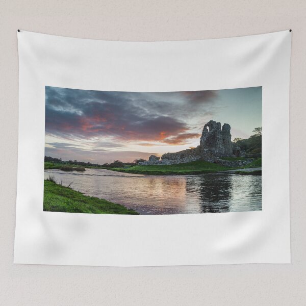 Item preview, Ogmore Castle at sunrise designed and sold by Jinxyboy1908.