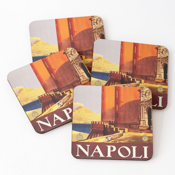 Item preview, NAPOLI Naples ENIT Promotion Poster Vintage Italian Tourism and Travel Wall Art designed and sold by retroposters.