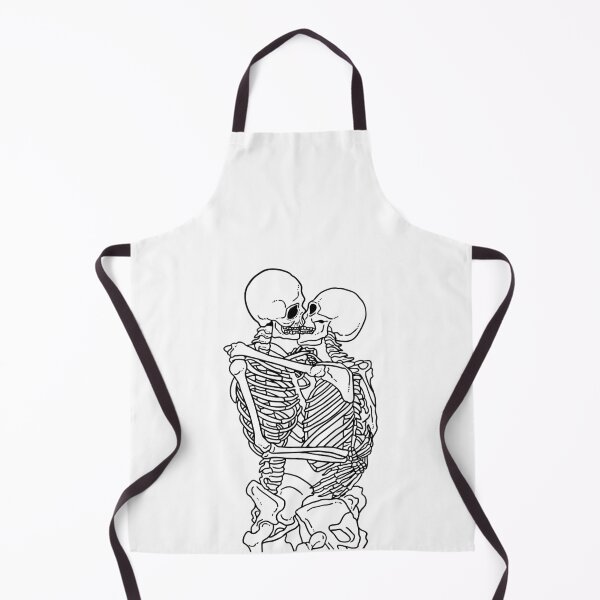 Item preview, Skeleton Lovers Kissing designed and sold by cathousestudio.