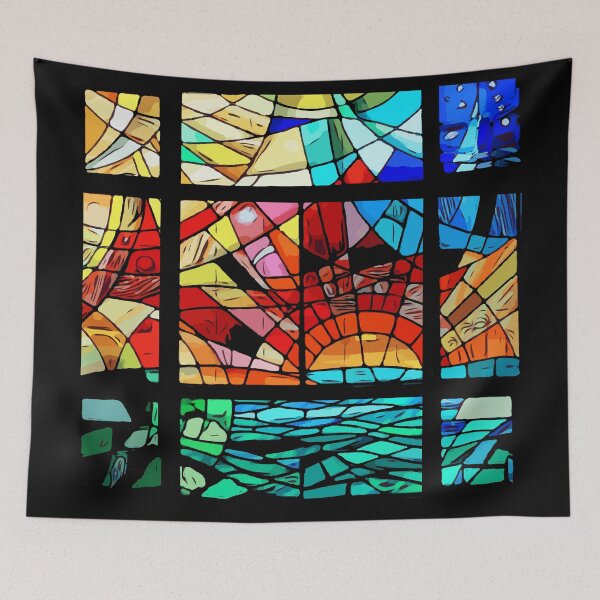 Item preview, Hope shines through stained glass window designed and sold by ToastedGhost.