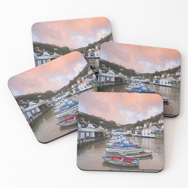 Item preview, Polperro Harbour at sunrise designed and sold by bitm2007.