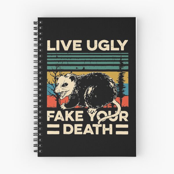 Item preview, Live Ugly Possum Shirt Fake Your Death Funny Opossum designed and sold by JanelAmico.