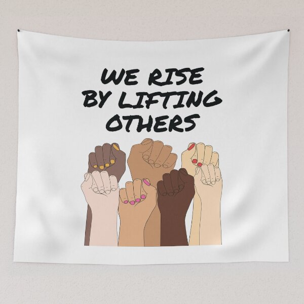 Item preview, We Rise By Lifting Others Feminist Fists designed and sold by bestshirtcom.