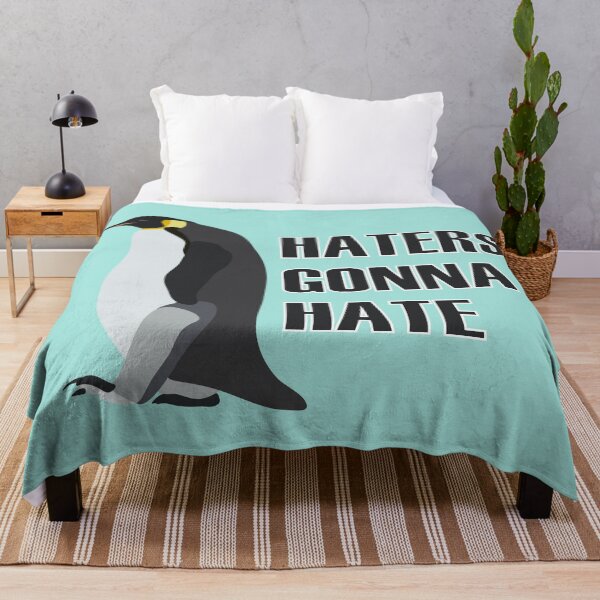 Item preview, Haters Gonna Hate Penguin designed and sold by vindorious.