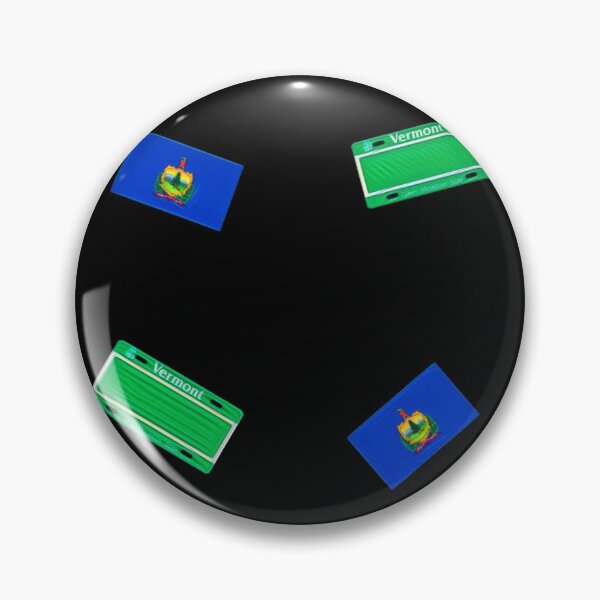 Item preview, Vermont Flag and Vermont License Plate designed and sold by Dude  Stuff.