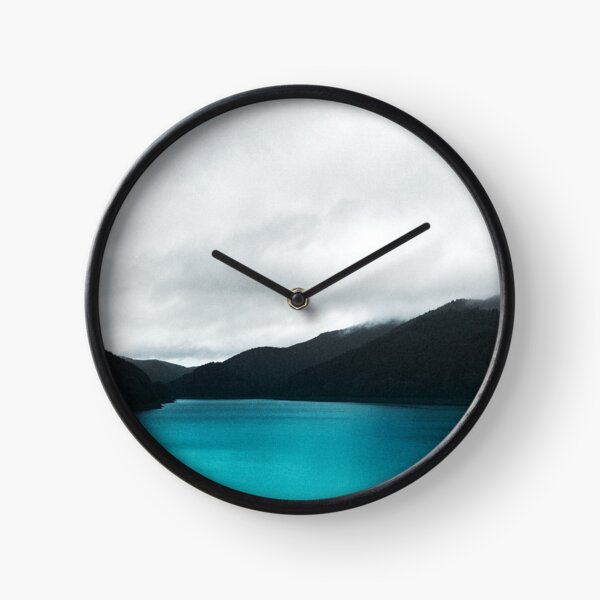 Item preview, The Waters And The Wild // Vintage Retro Glowing Wilderness Mountain Lake With Cascadia Trees Covered In Fog designed and sold by Tordis Kayma.