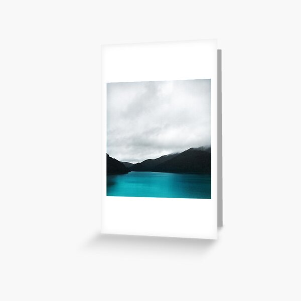 Item preview, The Waters And The Wild // Vintage Retro Glowing Wilderness Mountain Lake With Cascadia Trees Covered In Fog designed and sold by Tordis Kayma.