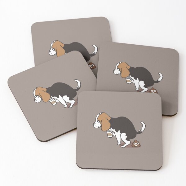 Item preview,  Coffee makes me poop Beagle designed and sold by Huebucket.