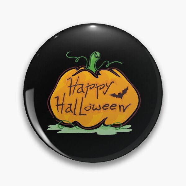 Item preview, Happy Halloween Pumpkin and Bat designed and sold by Michael Schmidt.