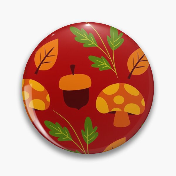 Item preview, autumn art, illustration of leaves, mushrooms, acorns, illustration of autumn leaves with the image of mushrooms and acorns designed and sold by Nesterova.