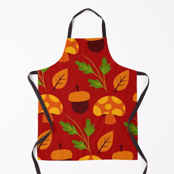 Item preview, autumn art, illustration of leaves, mushrooms, acorns, illustration of autumn leaves with the image of mushrooms and acorns designed and sold by Nesterova.