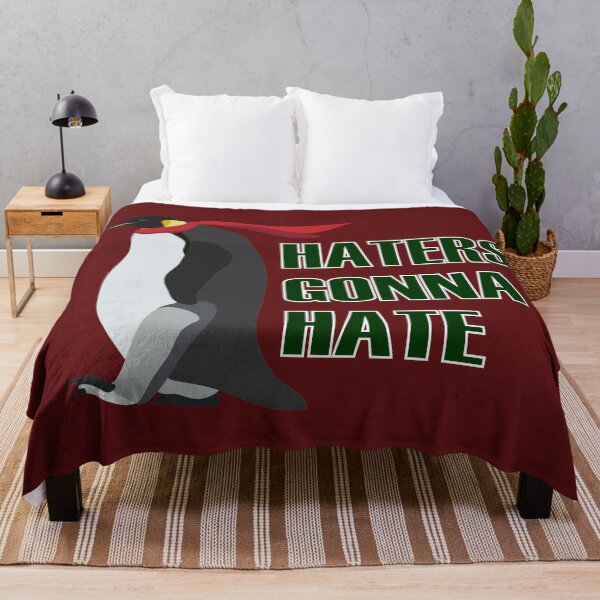 Item preview, Haters Gonna Hate Christmas Penguin designed and sold by vindorious.