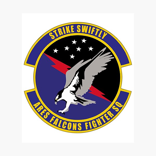 Model 42 - Ares Falcon Fighters Photographic Print