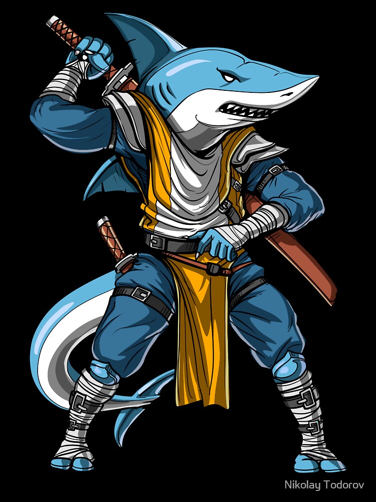 Ninja Shark Samurai by Nikolay Todorov