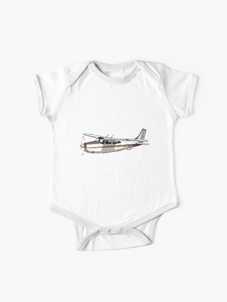 Cessna 210 N9877m Baby One Piece By Statepallets Redbubble