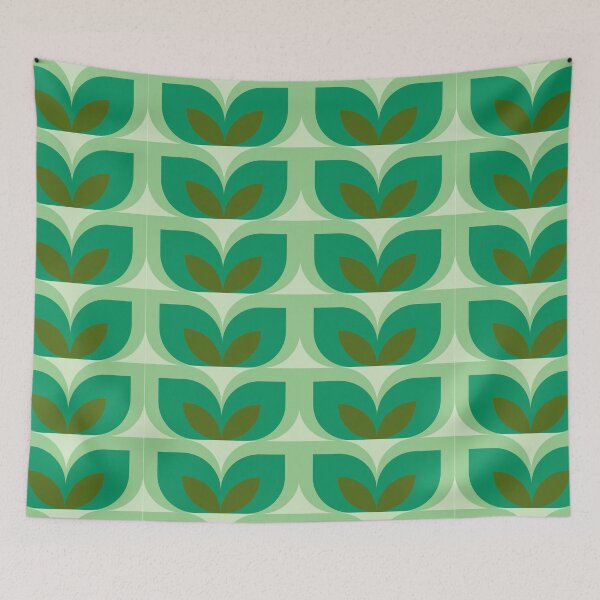Item preview, Green Simple Floral Patterns designed and sold by PlusAdore.