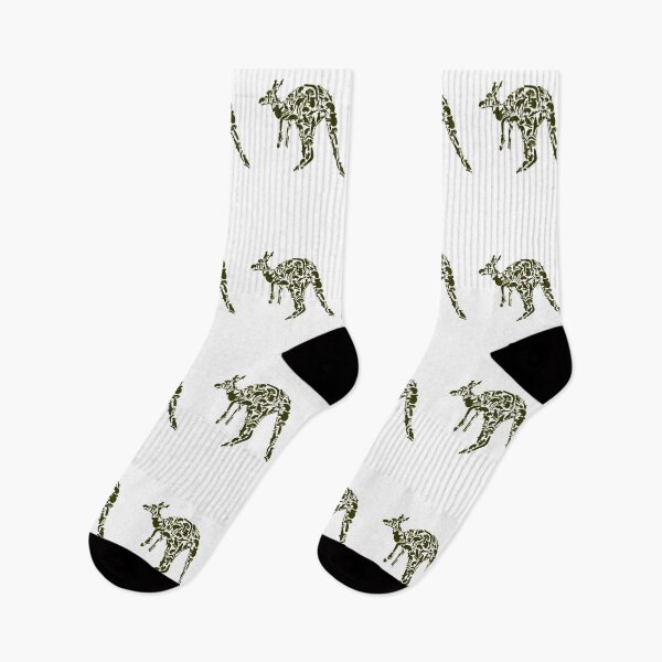 Item preview, Kangaroo Pattern designed and sold by VibrantGifts.