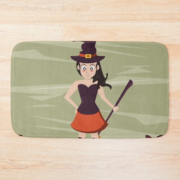 Item preview, 1980s Halloween Cartoon Witch  designed and sold by IamTrending.