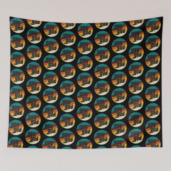Item preview, Get Gud Gamer Meme in Retro Style Circle designed and sold by GeekyMumDesigns.