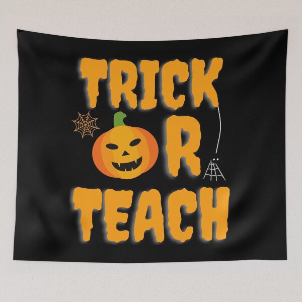 Item preview, Trick Or Teach Funny Halloween Teacher designed and sold by vibrantyy.