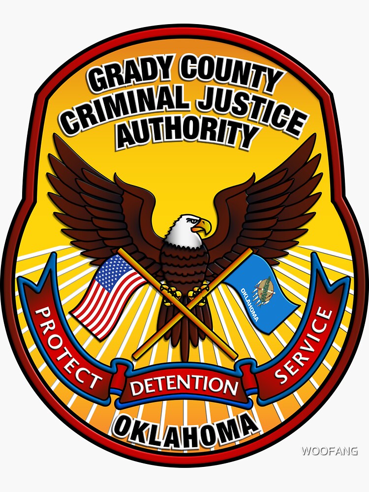 "GRADY COUNTY LAW ENFORCEMENT CENTER" Sticker for Sale by WOOFANG
