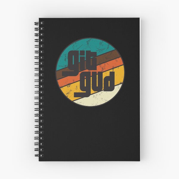 Item preview, Git Gud Gamer Meme en círculo de estilo retro designed and sold by GeekyMumDesigns.