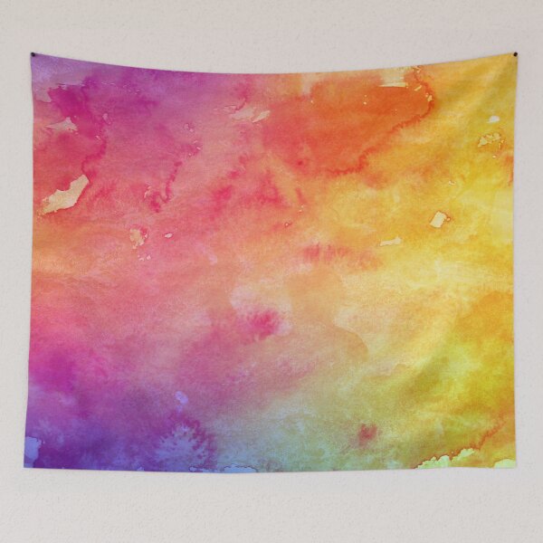 Item preview, super colorful watercolor texture designed and sold by Nicole Bleck.