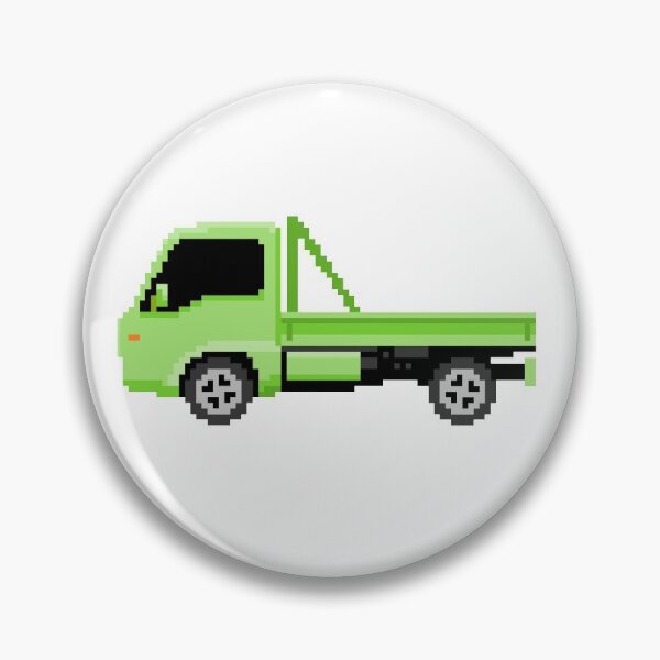 Item preview, 90's Kei Truck Lime Green designed and sold by SChinchilla.