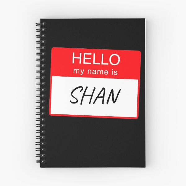 Item preview, Hello My Name is Shan Name Tag Custom Personalised Design  designed and sold by CreatedbyJR.